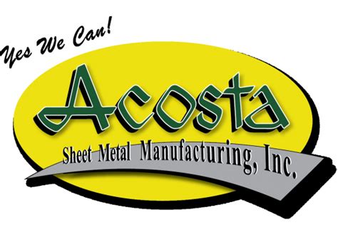 acosta sheet metal manufacturing inc|acosta sheet metal san jose.